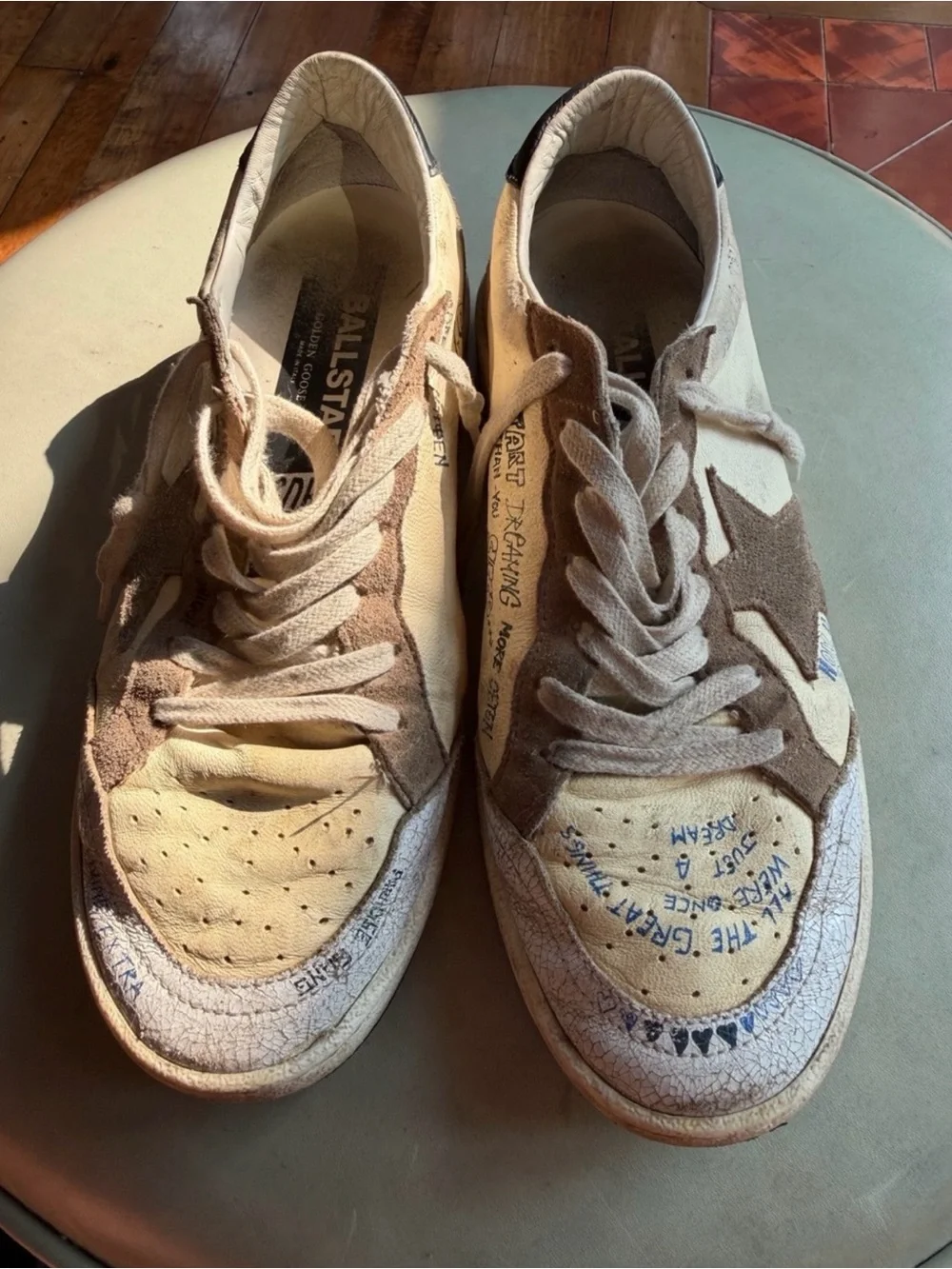 Authentic Golden Goose Super-Star Sneakers